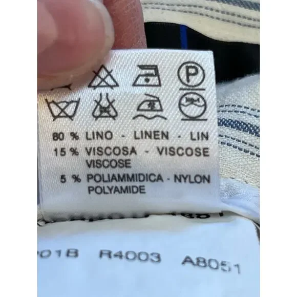 Striped Straight Leg Women's Pants - Picture 4 of 9